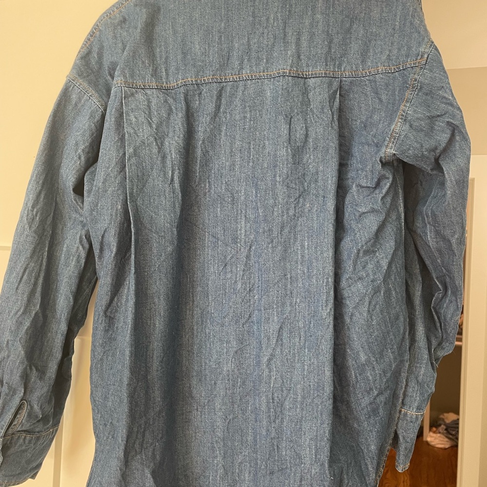 Neuflora Dark Wash Denim Button Down - Picture 2 of 3